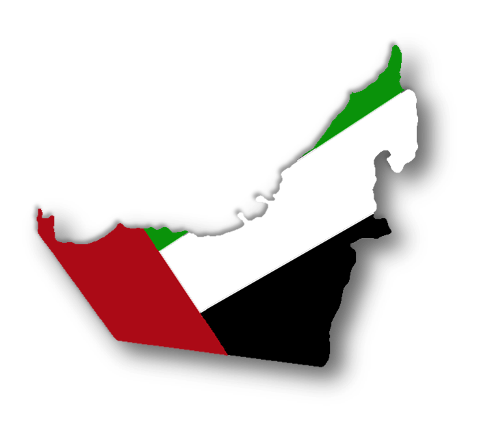 Map of the UAE showing Al Saha's truck repair and heavy vehicle service coverage across all seven emirates